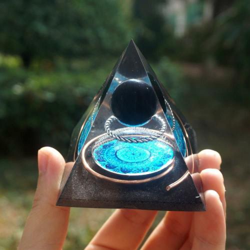 Accessories | 11-Handmade Black Obsidian Crystal Sphere ‘SHIELDING’ ORGONITE Pyramid Accessories Accessories