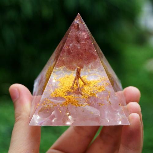 Accessories | 112-Handmade Strawberry & Rose Quartz Tree of Life ORGONITE ‘UNIVERSAL LOVE’ Pyramid Accessories Accessories