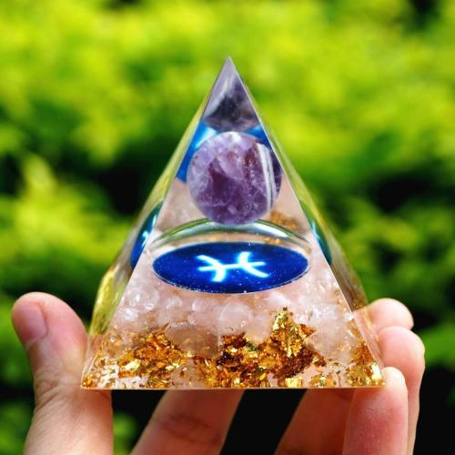 Accessories | #124 – Handmade Amethyst & Rose Quartz ‘PROMOTE SELF-LOVE’ PISCES Zodiac ORGONITE Pyramid Accessories Accessories