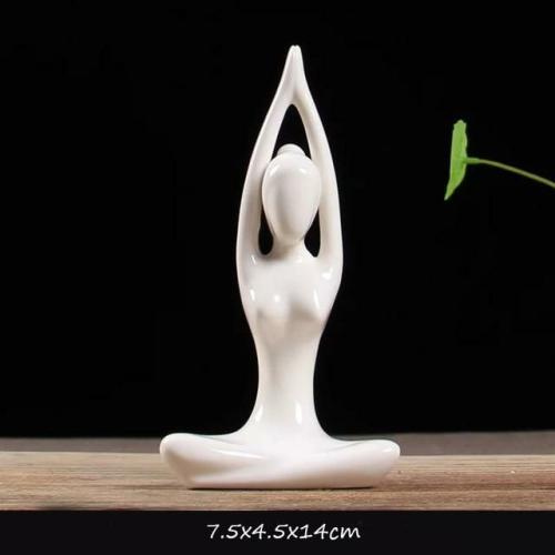 Accessories | Abstract Glazed Ceramic YOGA Figurine- 12 Poses Available-BUY 2, GET a 3RD FREE! Accessories Accessories