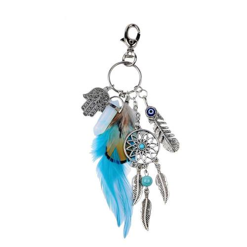 Accessories | Natural Opal stone Dream Catcher Feather Keyring Accessories Accessories