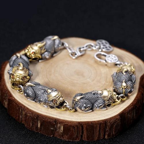 Bracelets | Ethnic Thai Silver Retro Money Pixiu Bracelet Bracelets Bracelets