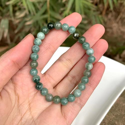 Bracelets | Natural 6mm Burmese Jade Bead Bracelet Bracelets Bracelets