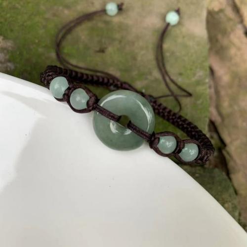 Bracelets | Natural Myanmar Jade ‘Ping An Kou’ Rope Bracelet Bracelets Bracelets