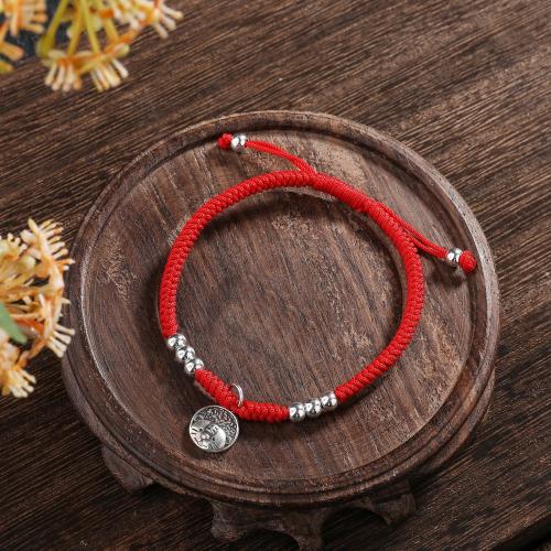 Bracelets | Red Rope & Silver Year of the Tiger ‘WEALTH’ Bracelet Bracelets Bracelets