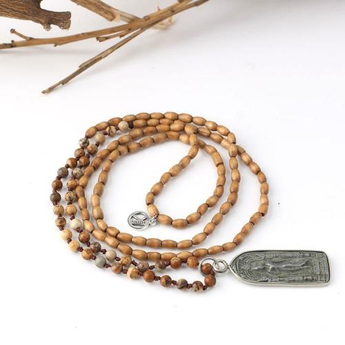 Buddha Lovers | Ancient Style Natural Stone Thai Buddha GUARDIAN Amulet BALANCING Pendant Necklace Buddha Lovers Buddha Lovers