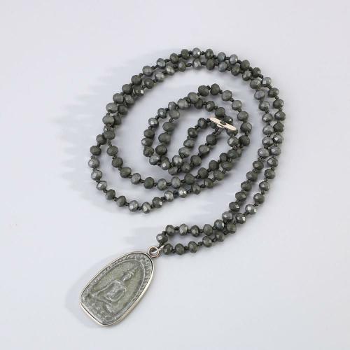 Buddha Lovers | Ancient Style Sakyamuni BUDDHA GUARDIAN Amulet HEMATITE Stone FOCUS Pendant Necklace Buddha Lovers Buddha Lovers