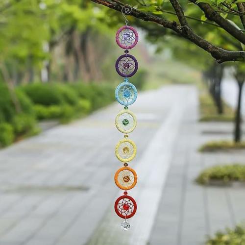 Chakra | 7 Chakra Bright & Colorful Dream Catcher Accessories Accessories