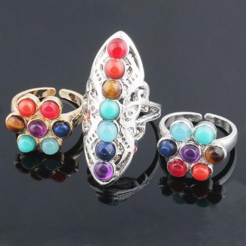 Chakra | 7 Chakra Semi Precious Stone Ring-2 Designs Chakra Chakra