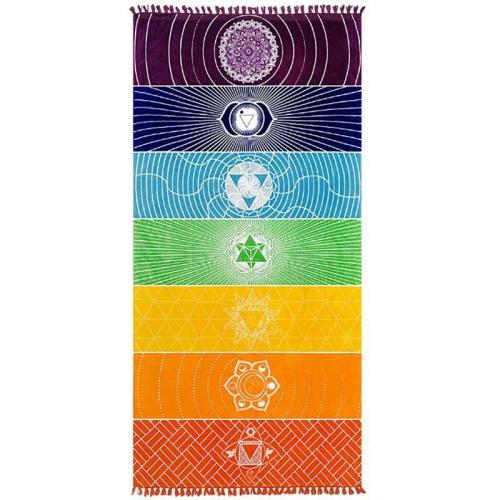 Chakra | Rainbow 7 Chakra Tapestry/Blanket Chakra Chakra