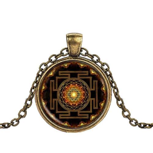 Hindu Products | Sacred Sri Yantra Necklace Pendant- 4 Color Choices Hindu Products Hindu Products