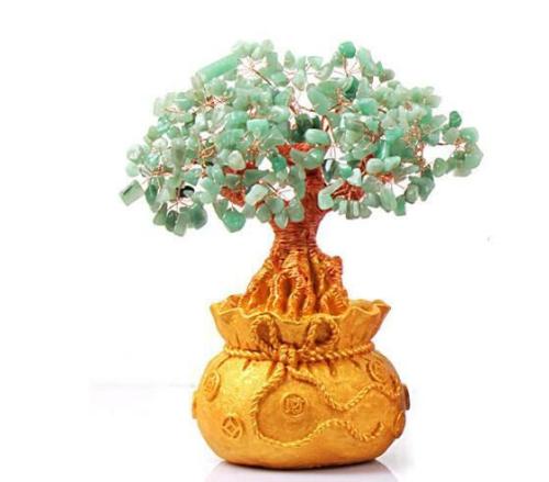 Home Decor | Attract Luck & Good Fortune with an AVENTURINE FENG SHUI WISH FULFILLING TREE-3 sizes Accessories Accessories