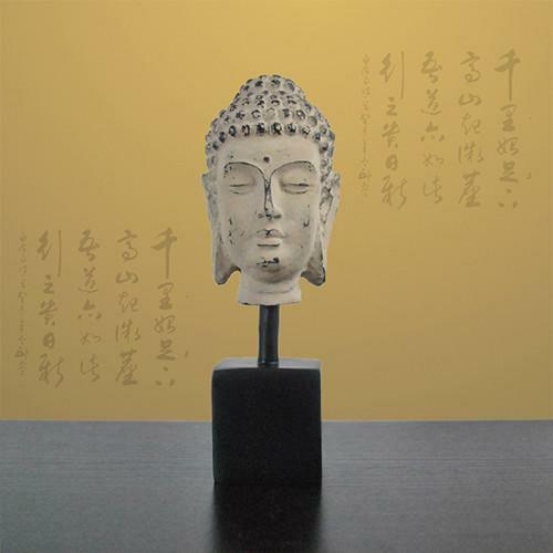 Home Decor | Buddha Head on Display Base-2 Finishes Available Home Decor Home Decor