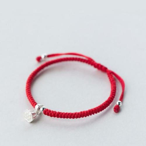 Jewelry | 925 Sterling Silver LOTUS FLOWER SEED Red Rope Bracelet Jewelry Jewelry