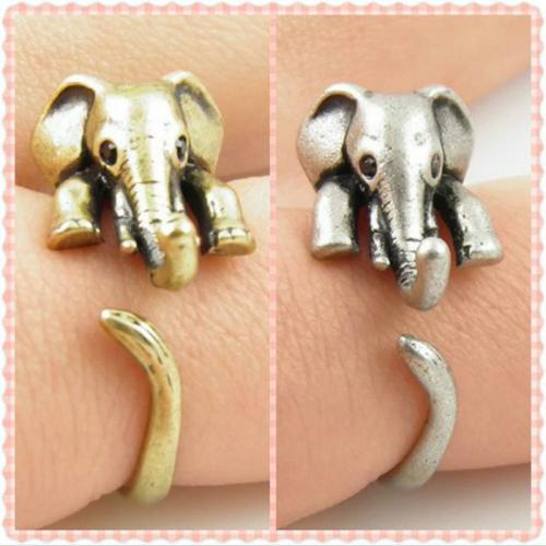 Jewelry | Dead Cute Adjustable Elephant Wrap Ring Jewelry Jewelry