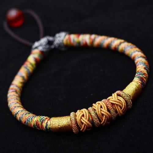 Jewelry | Hand knotted Tibetan Pineapple Auspicious Knot bracelet Jewelry Jewelry