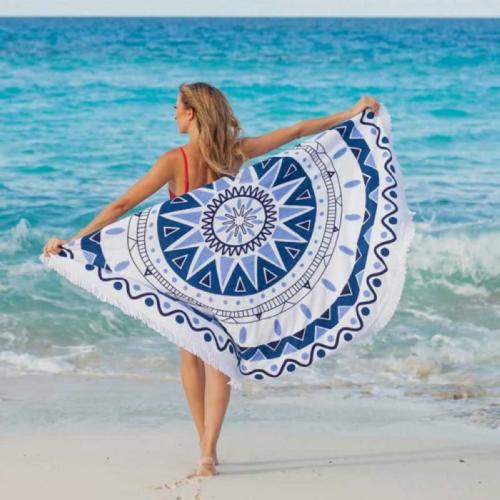 Mandala Tapestry/Blankets | Pretty in Blue Abstract Mandala Yoga Tapestry Mandala Tapestry/Blankets Mandala Tapestry/Blankets