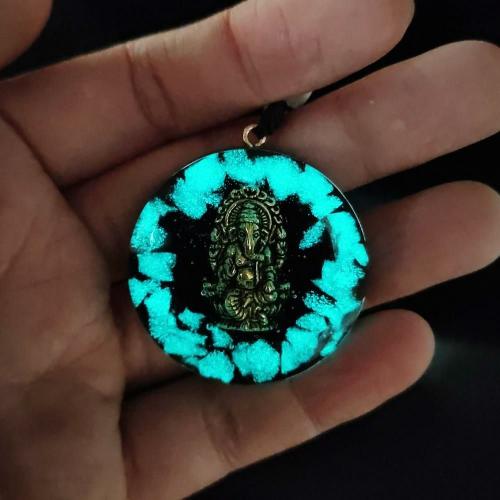 Necklaces | Handmade Ganesha ‘INNER PEACE’ ORGONITE Pendant For Men Necklaces