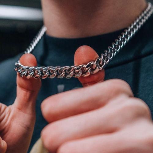 Necklaces | Men’s Stainless Steel CUBAN LINK Chain Necklace For Men Necklaces