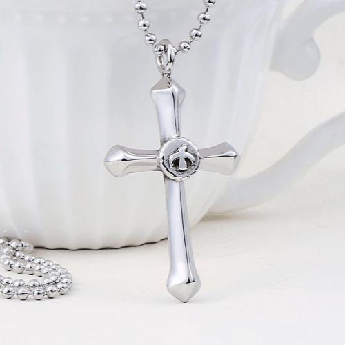 Necklaces | Stainless Steel Cross ‘FREE EAGLE’ Necklace For Men Necklaces