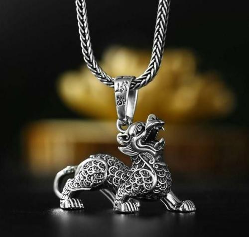 Necklaces | Sterling Silver WEALTH & SUCCESS FENG SHUI Pixiu Necklace For Men Necklaces