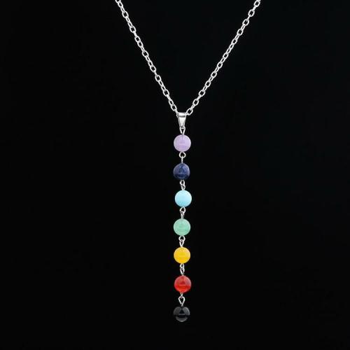 Pendant Necklaces | 7 Chakra Gem Stone Healing & Balancing Pendant Necklace Chakra Chakra