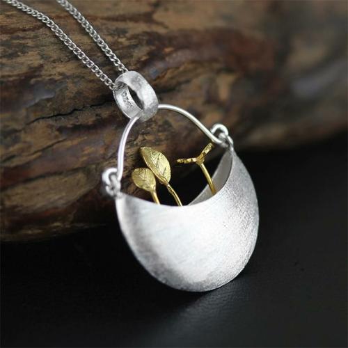 Pendant Necklaces | 925 Sterling Silver Mini Garden Pendant Necklace Pendant Necklaces Pendant Necklaces