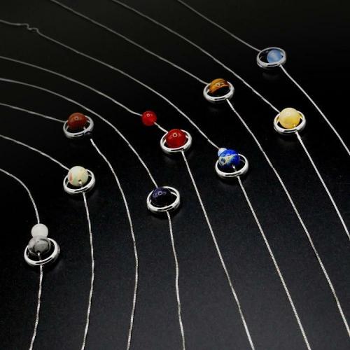 Pendant Necklaces | 925 Sterling silver SOLAR SYSTEM Necklace- Choose your Fav PLANET! Pendant Necklaces Pendant Necklaces