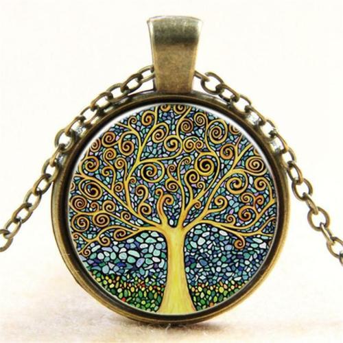 Pendant Necklaces | Colorful Tree Of Life Pendant Necklace Pendant Necklaces Pendant Necklaces