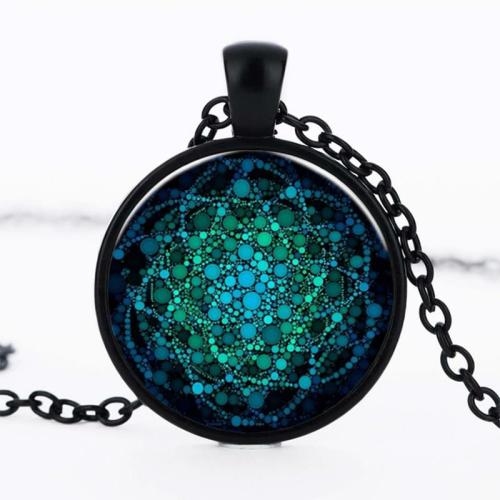 Pendant Necklaces | New Flower of Life Mandala Pendant Necklace Mandala Tapestry/Blankets Mandala Tapestry/Blankets