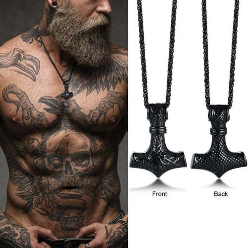 Viking Collection | Men’s Stainless Steel Viking RUNES Necklace For Men Necklaces