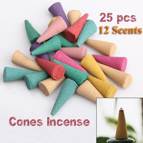 Aromatherapy | 25pc/set Triple Scent Incense Cones Aromatherapy Aromatherapy