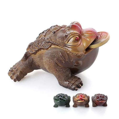 Tea Pet Passion | Color Changing Lucky Frog Toad Tea Pet Figurine Shop Tea Pet Passion